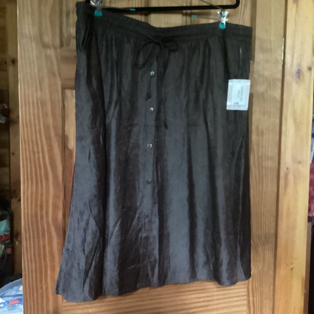LuLaRoe Marsha a-line skirt in charcoal